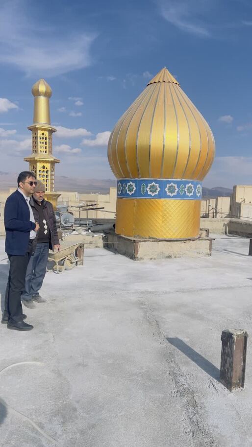 تعمیر و مرمت سقف مسجد