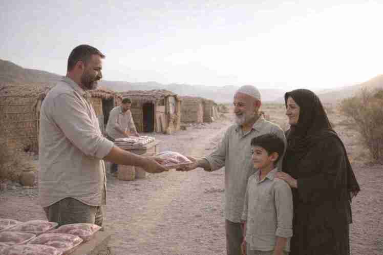 ذبح گوسفند توسط خیریه ناصرین در مناطق محروم؛ نذری برای همدلی و حمایت از نیازمندان