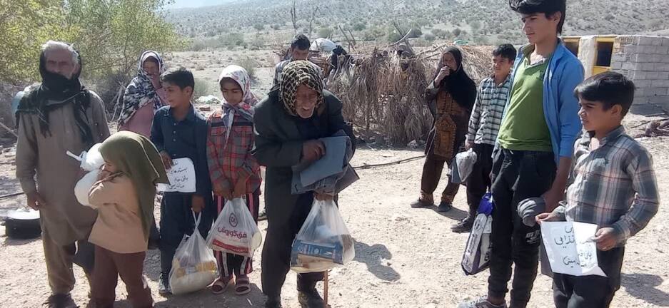 توزیع سبد های غذایی